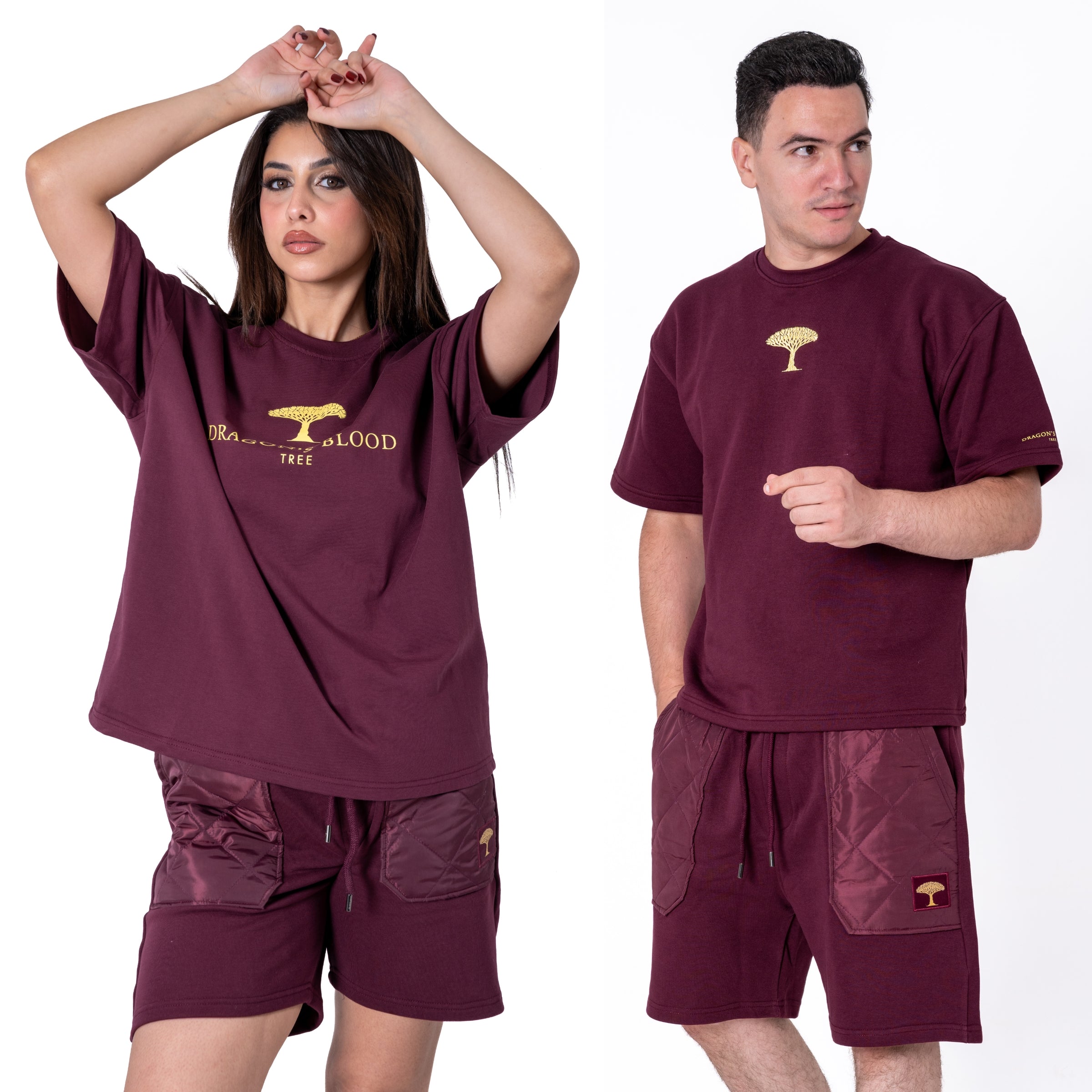 The Lineage Shorts (Burgundy)