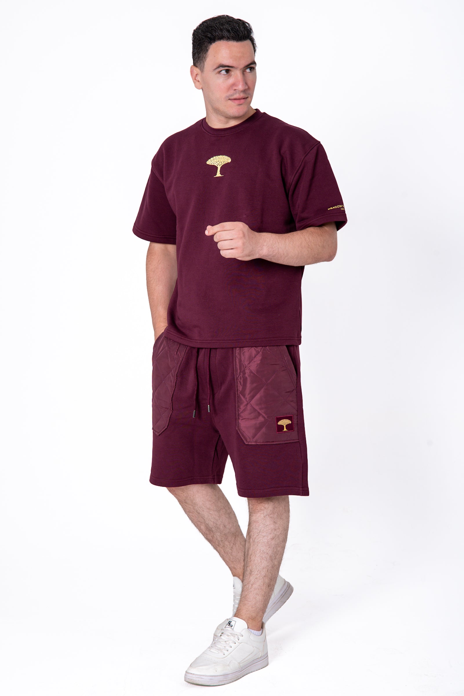 The Lineage Shorts (Burgundy)